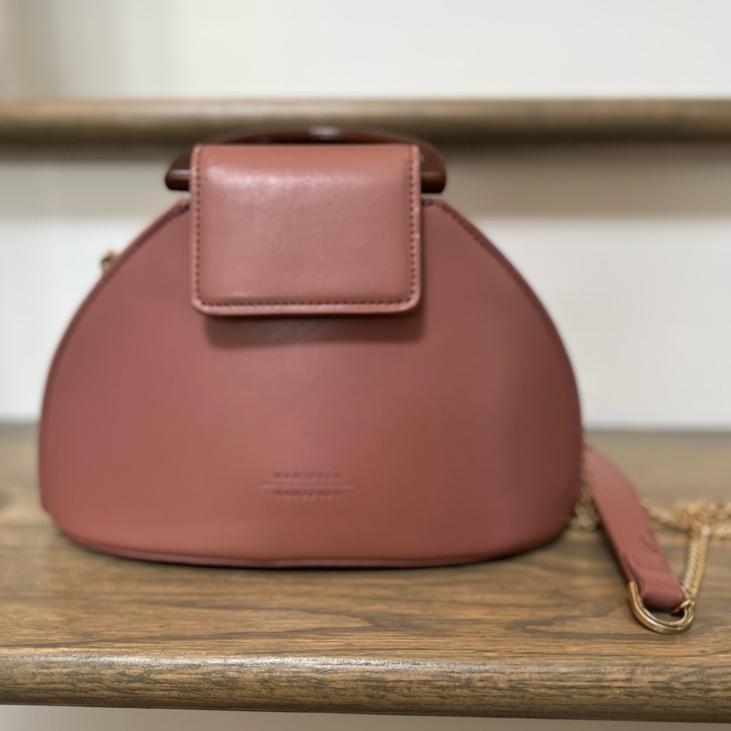 Wanderer Wanderer Vegan Leather Bag With Gold Chain